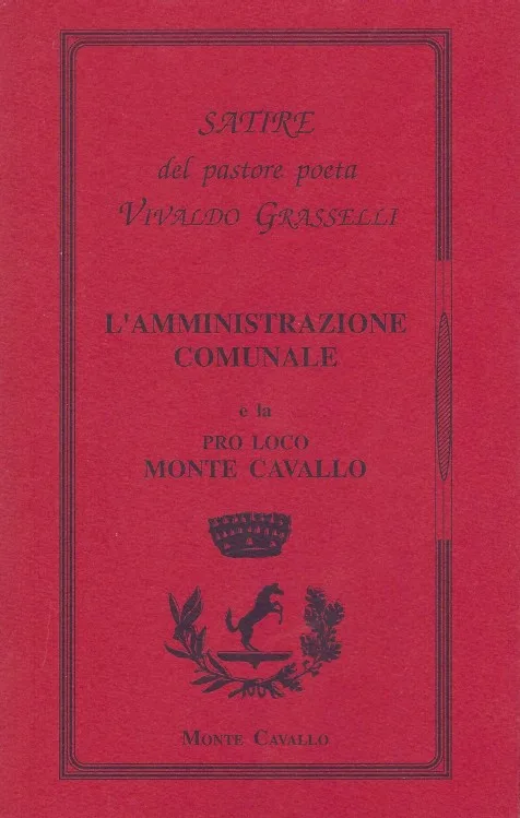 Copertina del libro "Le Satire di Vivaldo Grasselli"